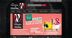 Desktop Screenshot of cheminees-atlantique.fr